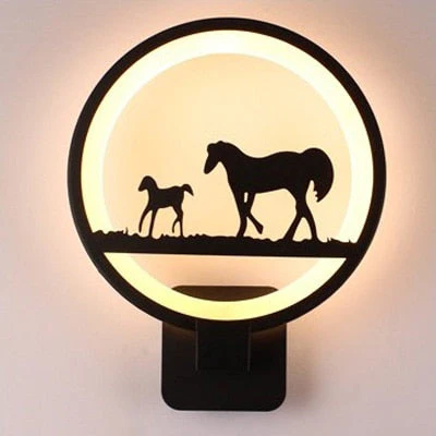 Rustikale LED-Wandleuchte im Wald-Design - Image 5