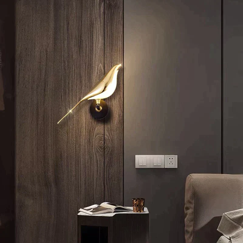 Skandinavische Wandleuchte – Elegantes Vogeldesign mit warmem LED-Licht - Image 6