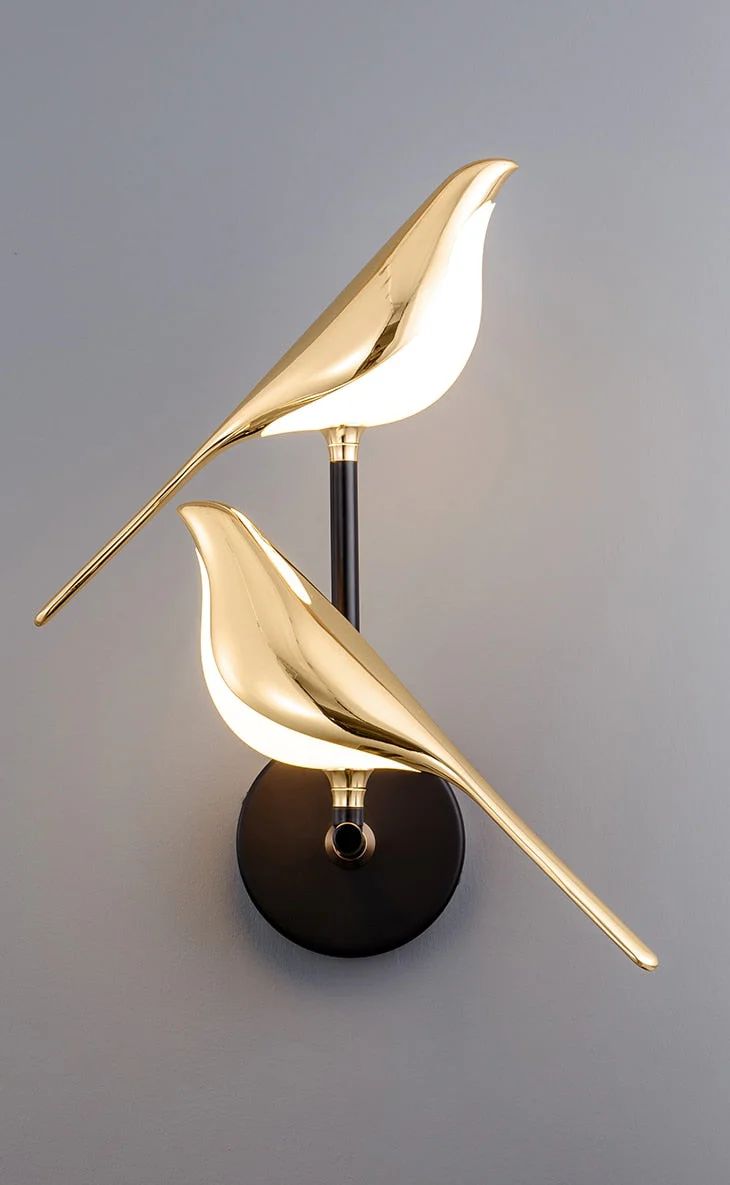 Skandinavische Wandleuchte – Elegantes Vogeldesign mit warmem LED-Licht - Image 8