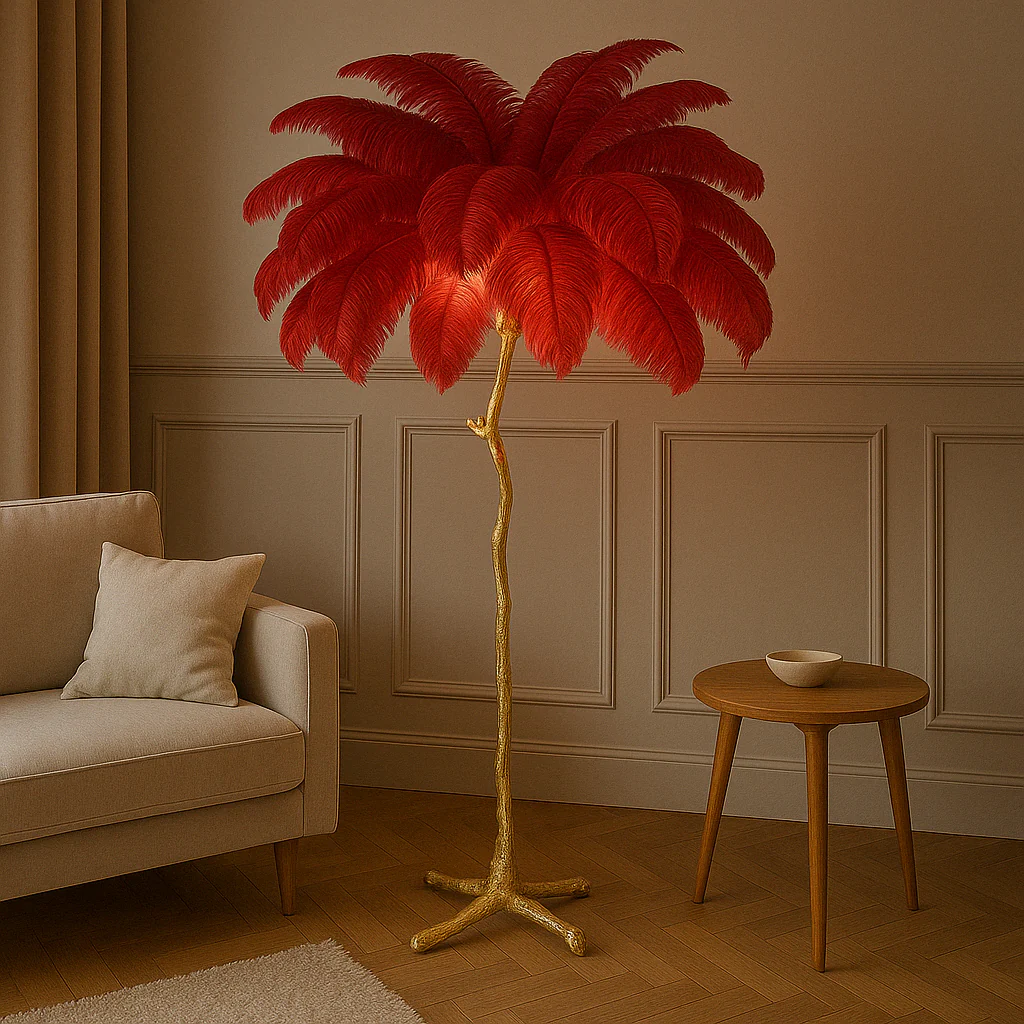 Luxuriöse Feder Stehlampe Design - Image 5
