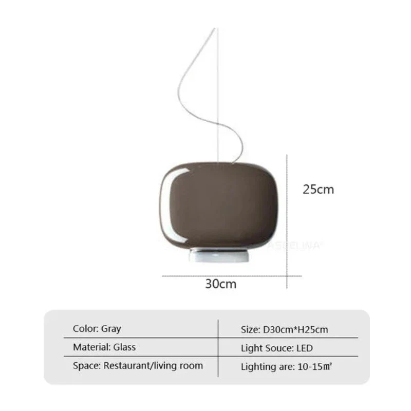 Luxuriöse Glaspendelleuchte - Image 10