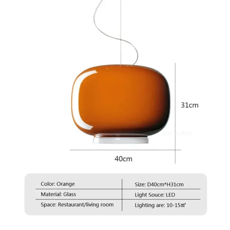 Luxuriöse Glaspendelleuchte - Image 6