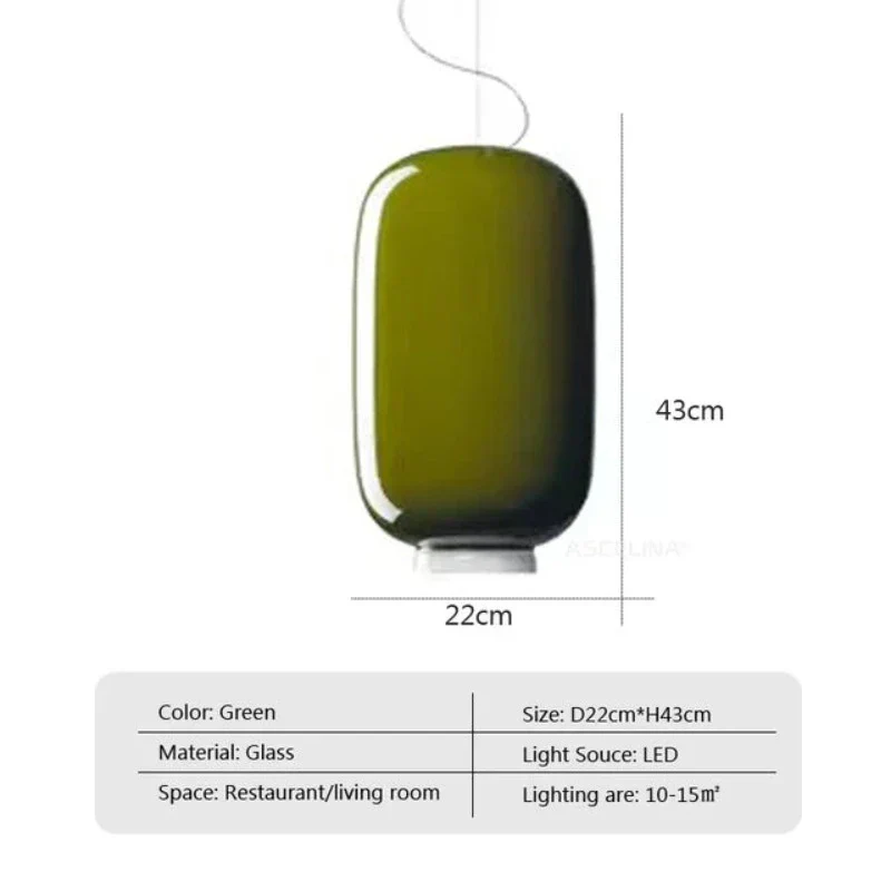 Luxuriöse Glaspendelleuchte - Image 9