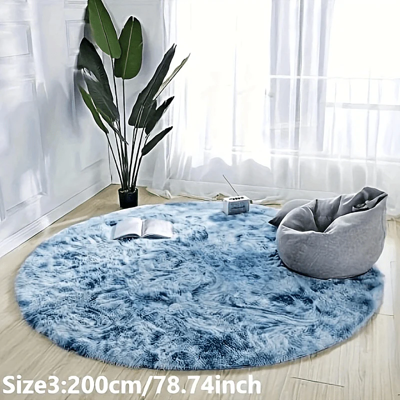 Luxuriöser Plüschteppich Rund - Image 12