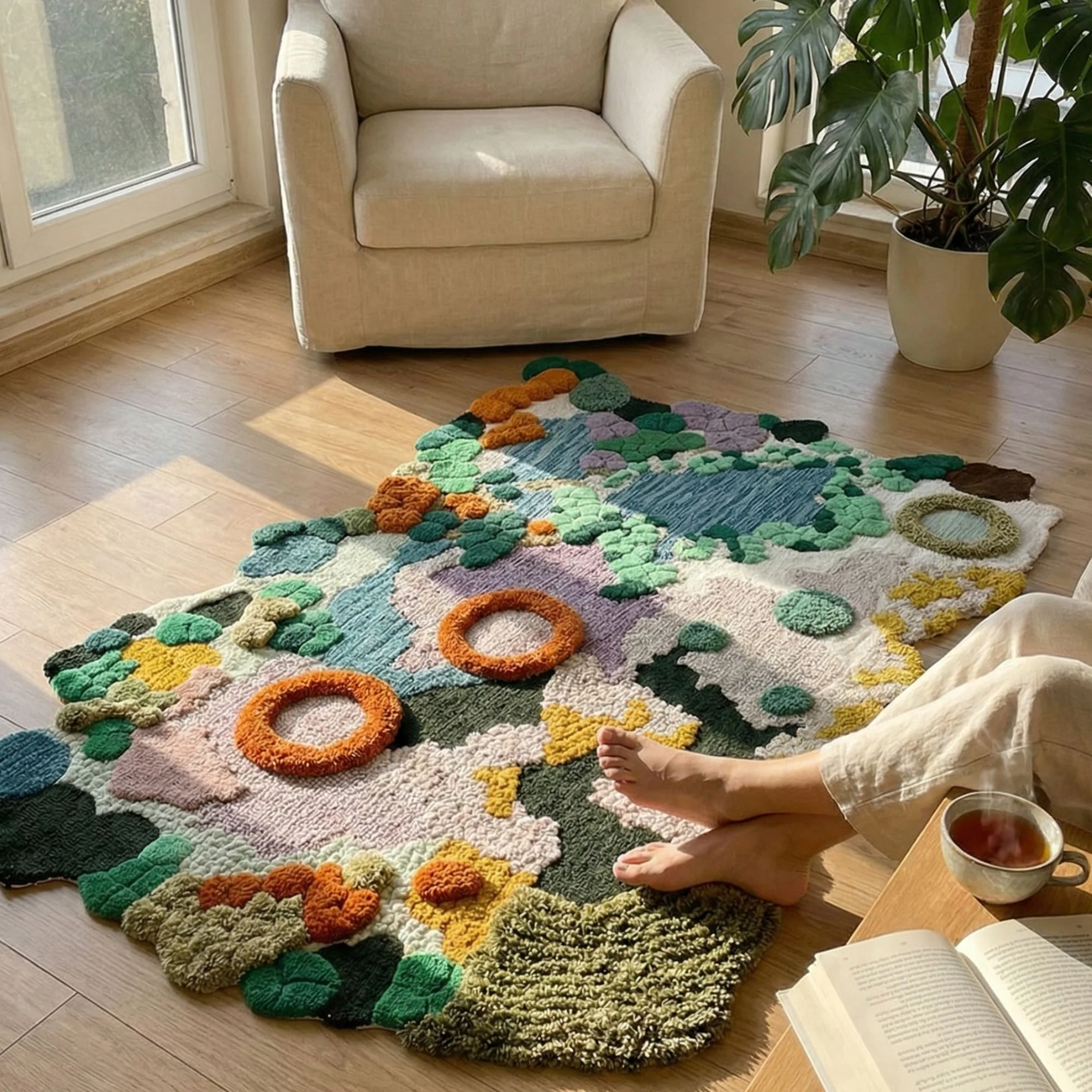 Luxuriöser Teppich aus Wolle - Image 6