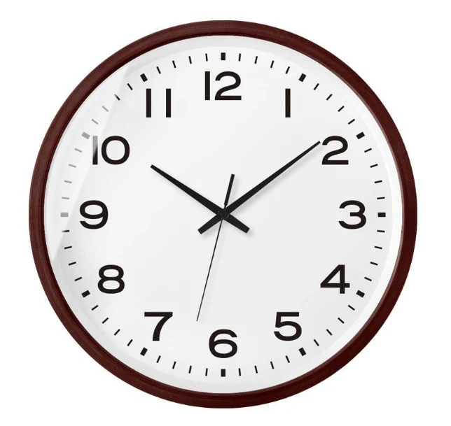 Minimalistische skandinavische Wanduhr aus Holz - Image 3
