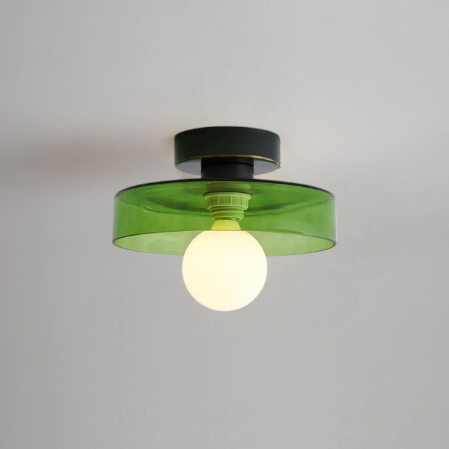Moderne Bauhaus-Glasdeckenleuchte - Image 3