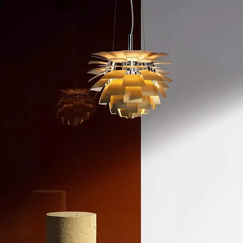 Moderne Artischocken-Metall-Pendelleuchte - Image 10