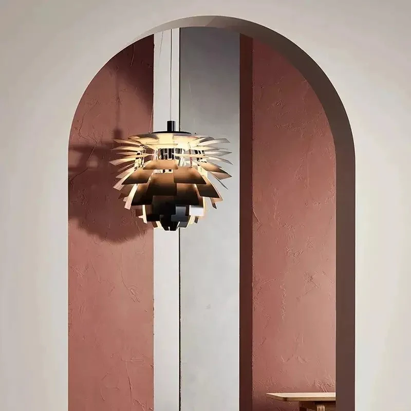 Moderne Artischocken-Metall-Pendelleuchte - Image 11