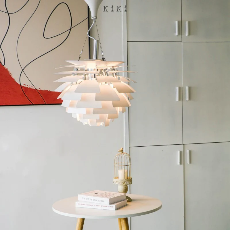 Moderne Artischocken-Metall-Pendelleuchte - Image 12