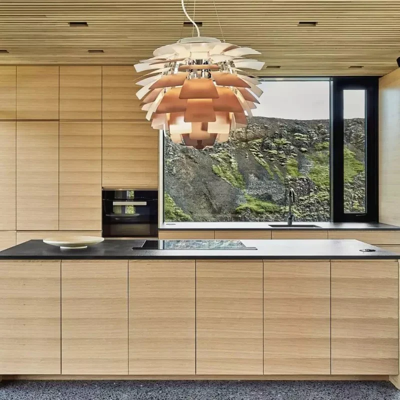 Moderne Artischocken-Metall-Pendelleuchte - Image 17