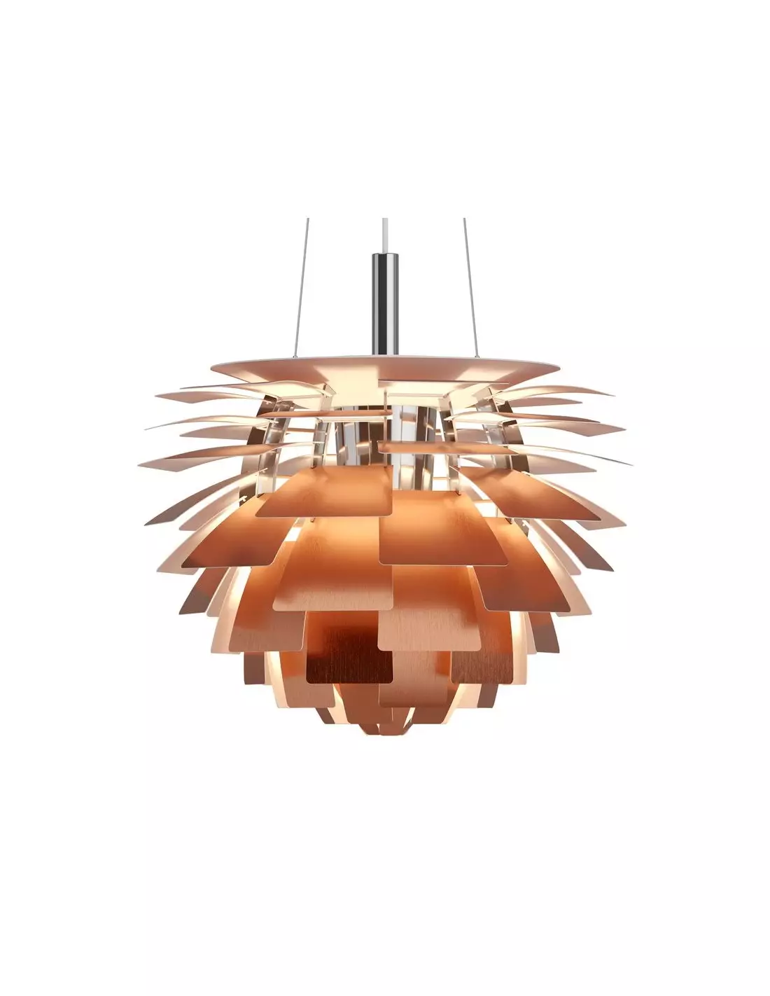 Moderne Artischocken-Metall-Pendelleuchte - Image 4