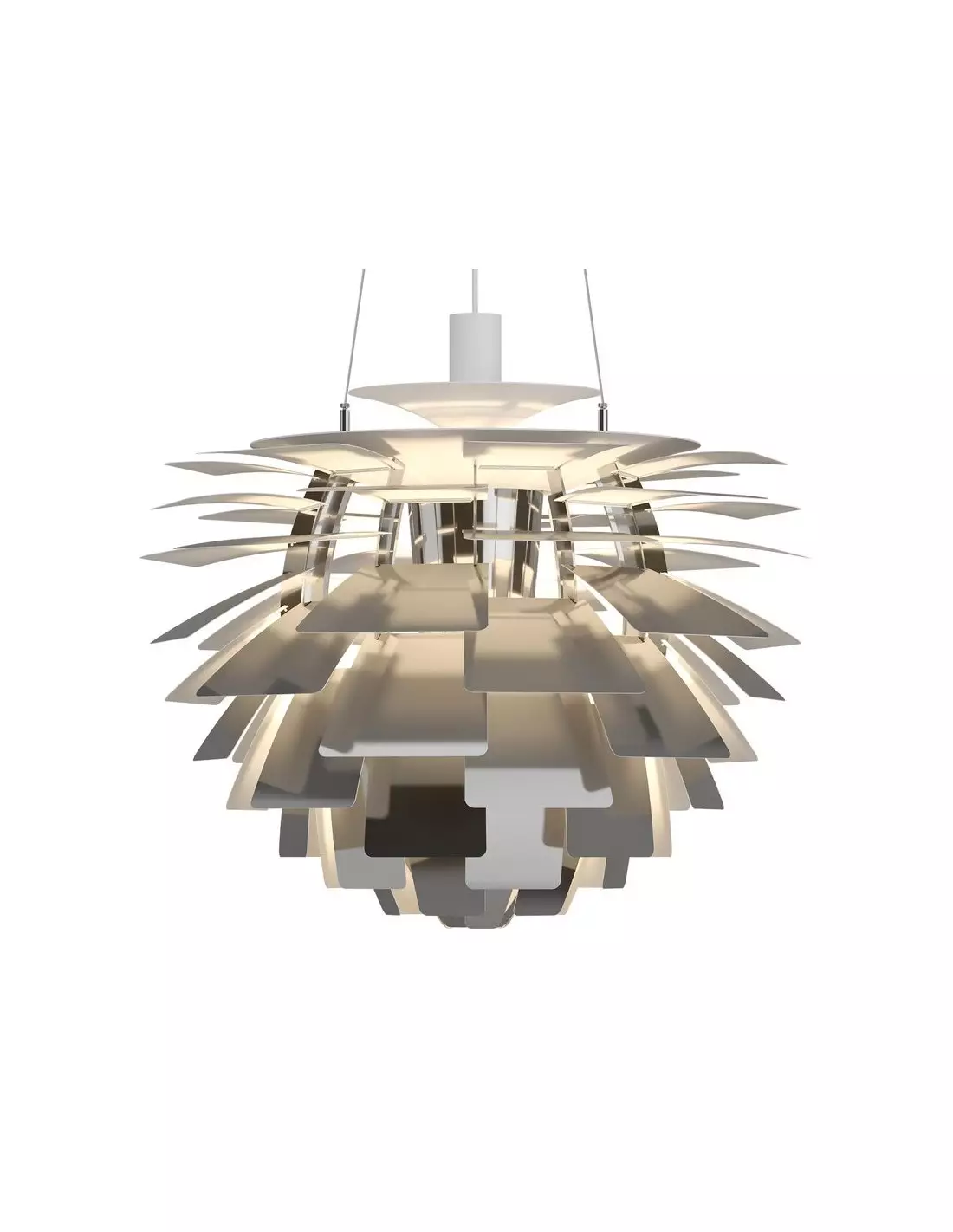 Moderne Artischocken-Metall-Pendelleuchte - Image 5