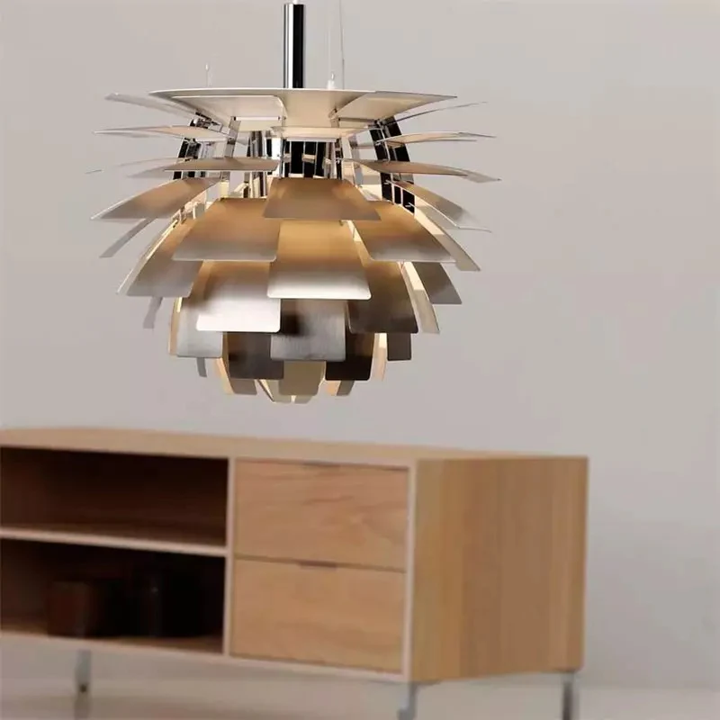 Moderne Artischocken-Metall-Pendelleuchte - Image 9