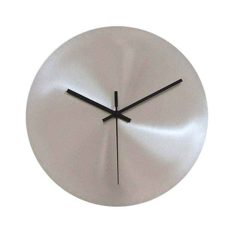 Moderne Edelstahl-Wanduhr - Image 4