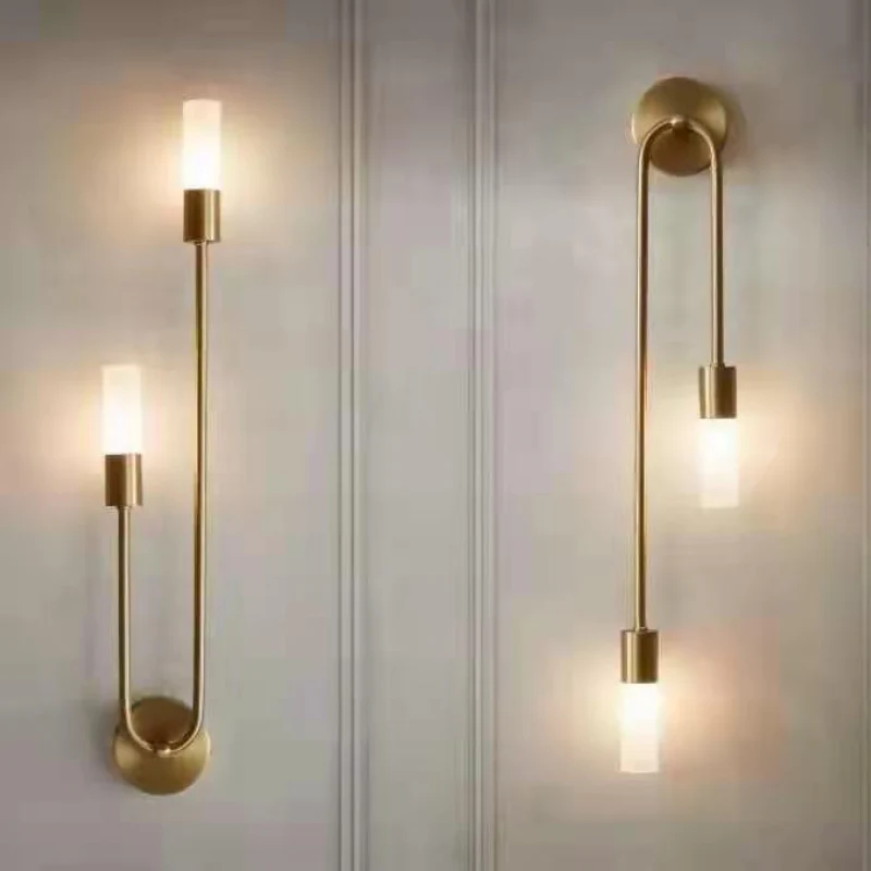 Moderne LED-Wandleuchte Gold Dual-Stab - Image 4