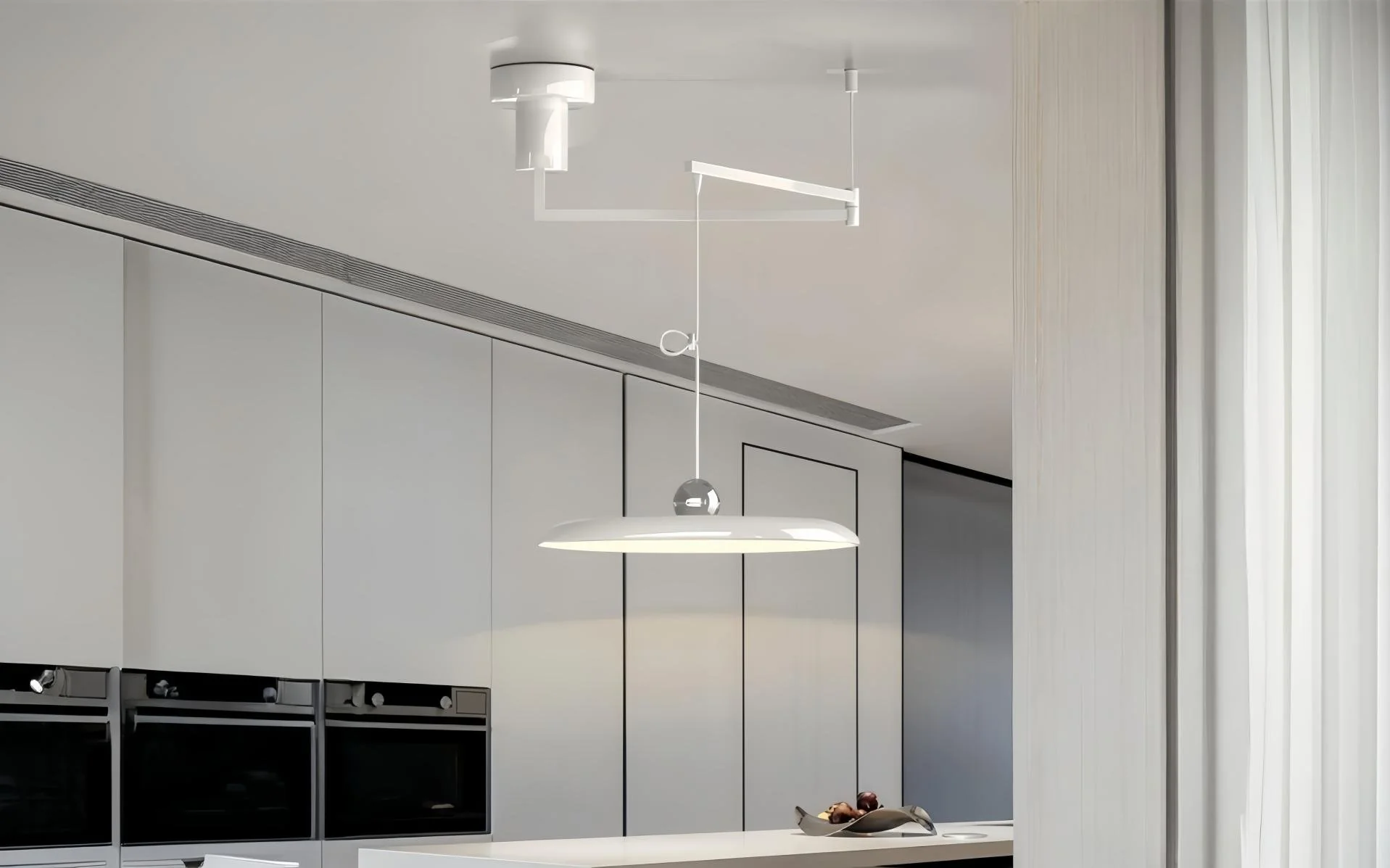 Moderne Pendelleuchte mit schwenkbarem Arm - Image 11