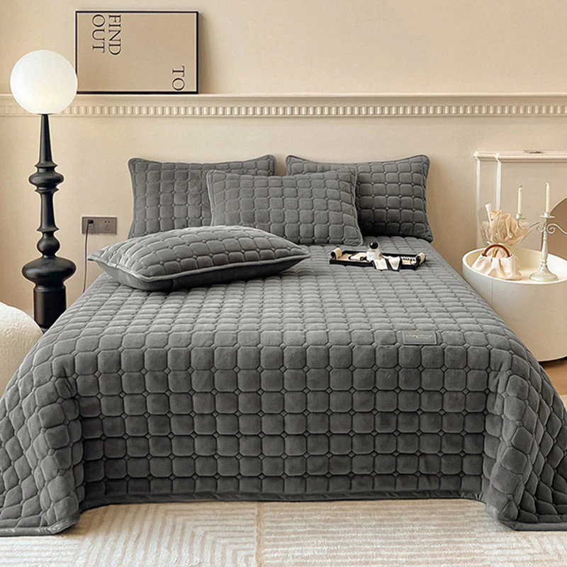 Moderne Tagesdecke mit quadratischer Textur - Image 15