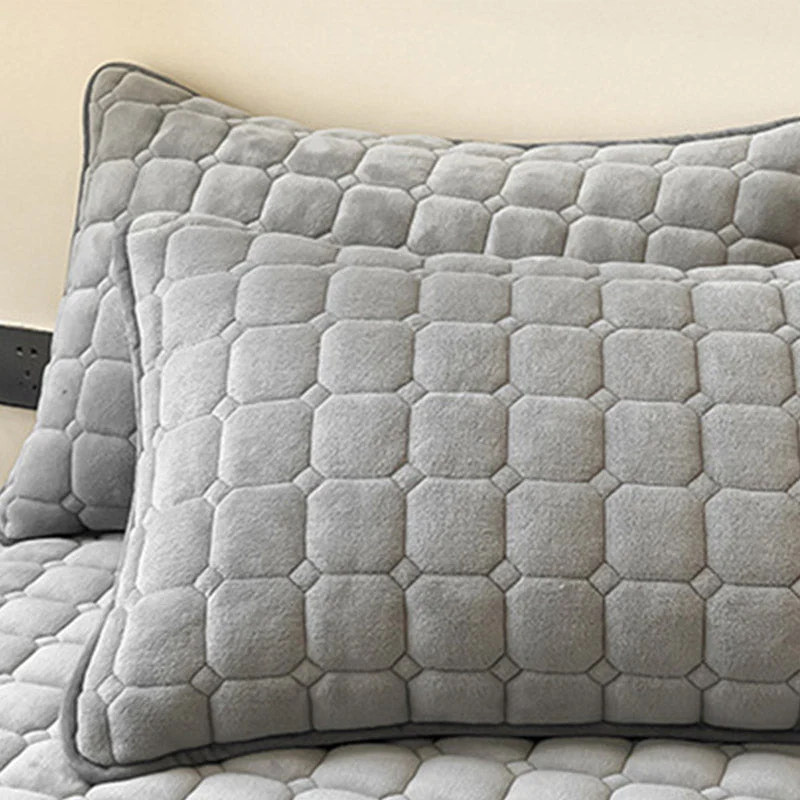 Moderne Tagesdecke mit quadratischer Textur - Image 3