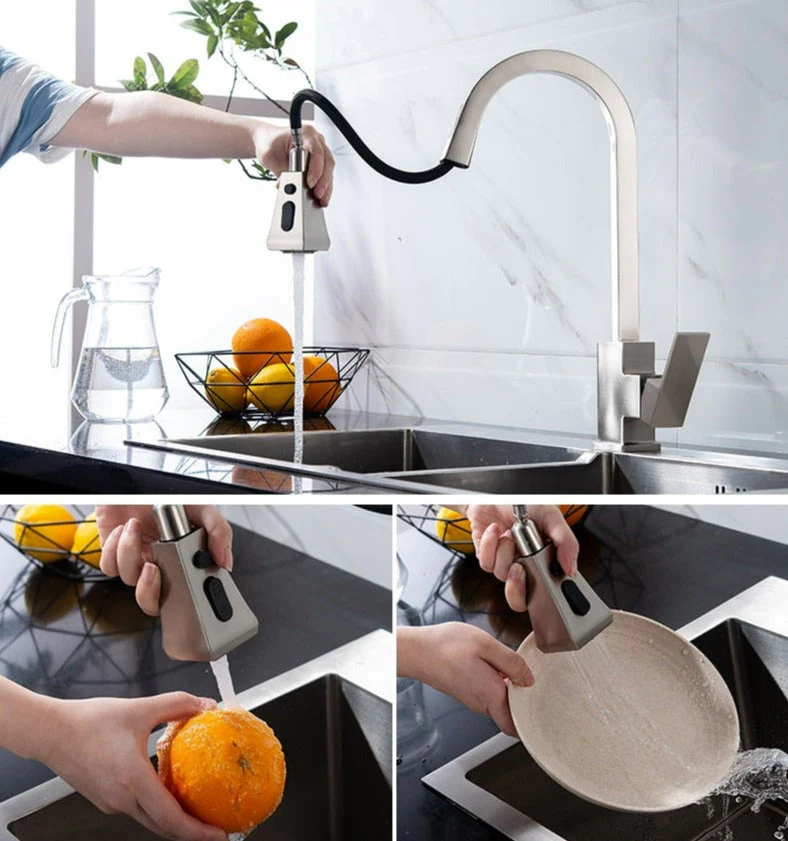 Moderner ausziehbarer Küchenwasserhahn - Image 12