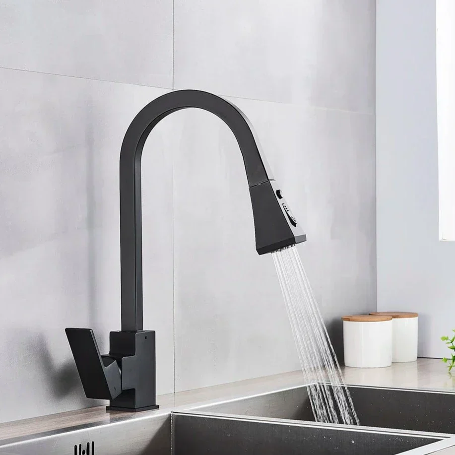 Moderner ausziehbarer Küchenwasserhahn - Image 5
