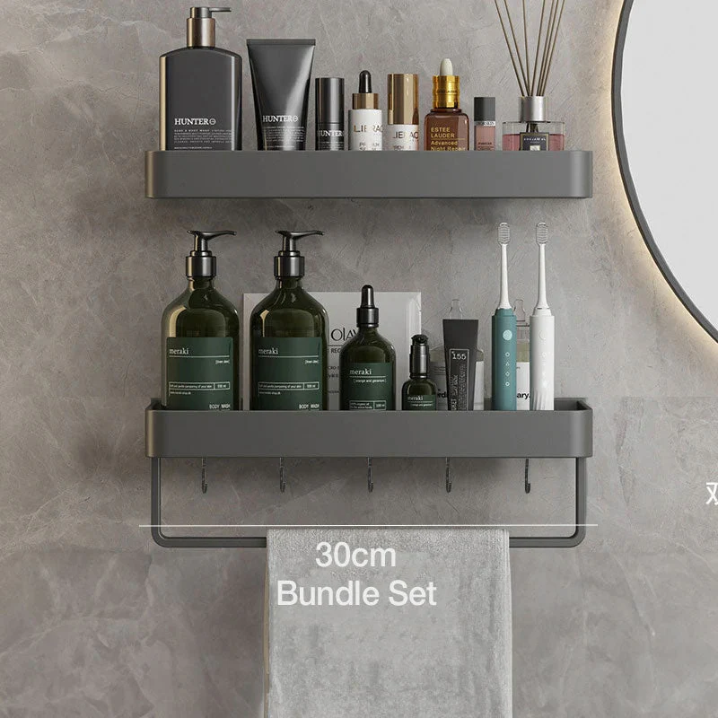 Modernes graues Badezimmerregal - Image 11