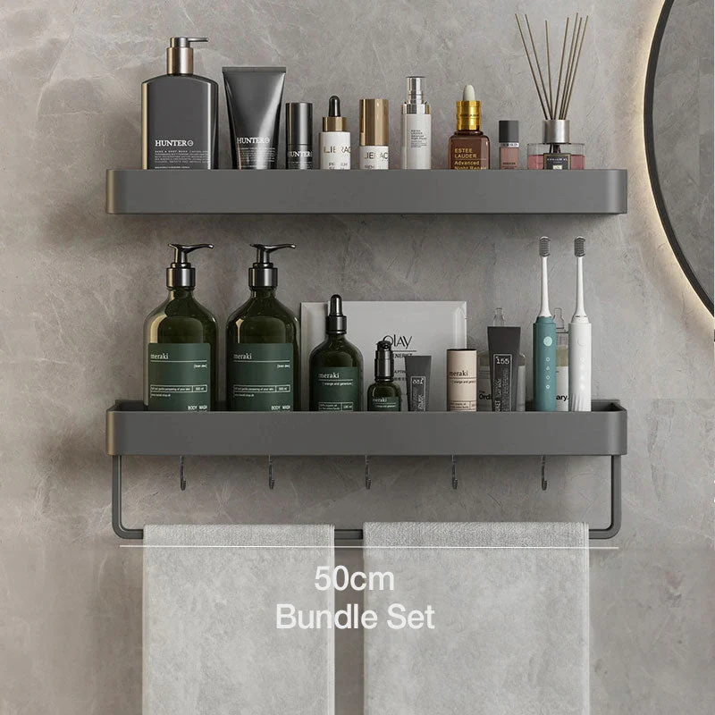 Modernes graues Badezimmerregal - Image 13