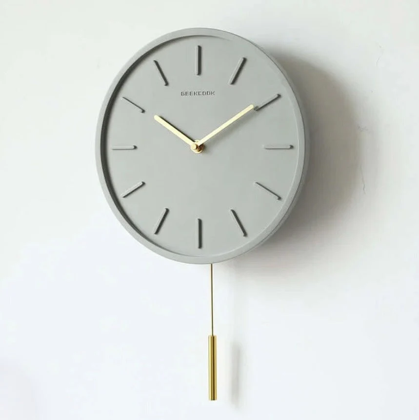 Nordische Beton-Wanduhr - Image 3
