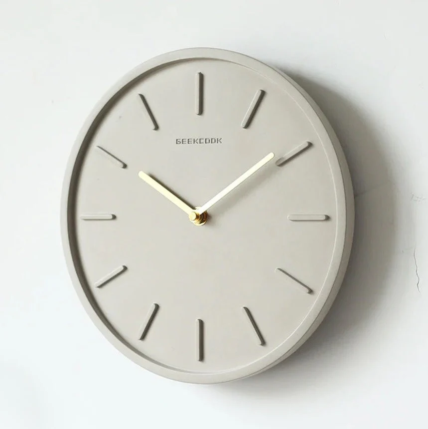 Nordische Beton-Wanduhr - Image 4