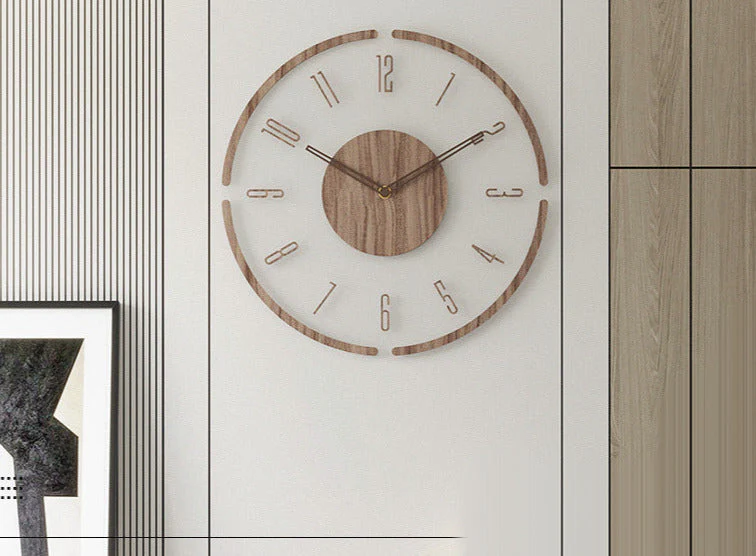 Designer Holz-Wanduhr - Image 3
