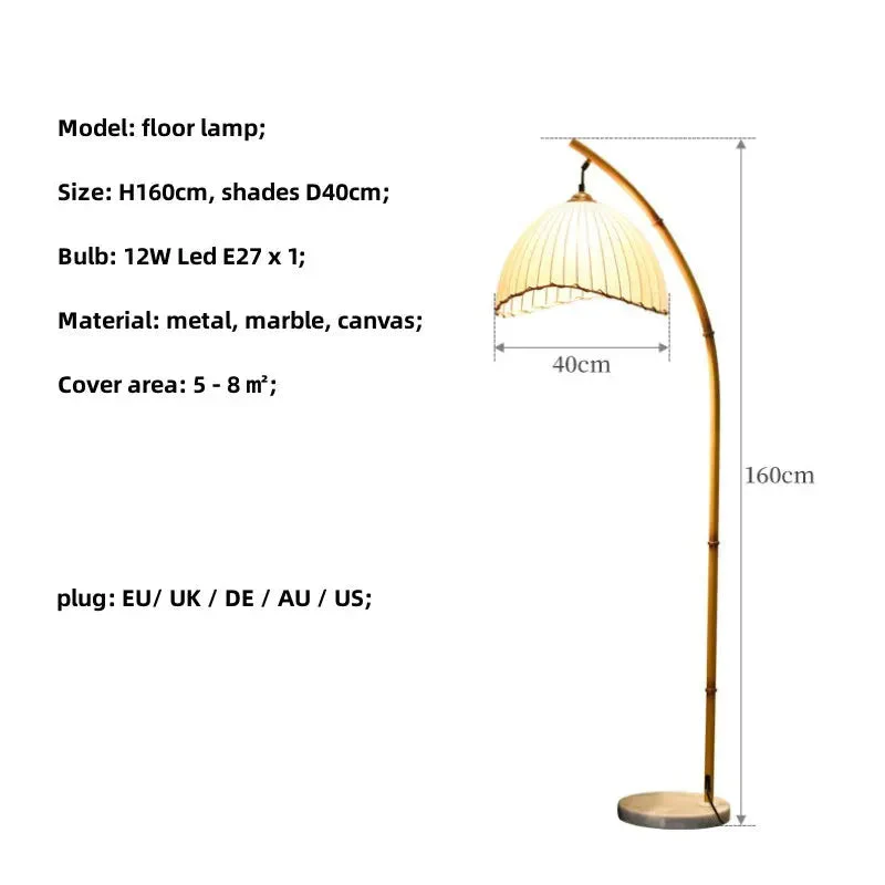 Vintage Bambus-Stehlampe – Retro-Design mit warmem Licht - Image 11