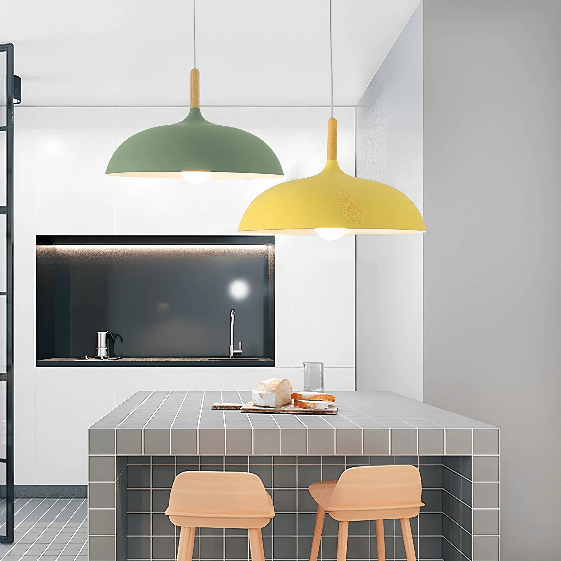 ScandiOak – Minimalistische Eichenholz-LED-Deckenlampe - Image 12