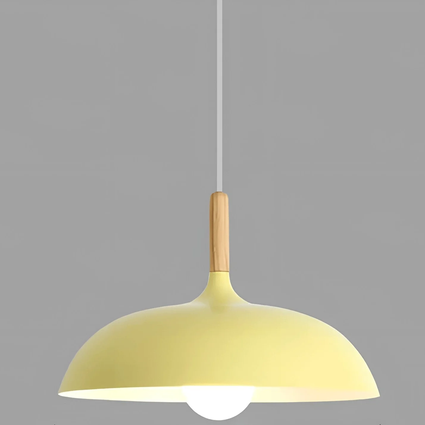 ScandiOak – Minimalistische Eichenholz-LED-Deckenlampe - Image 9