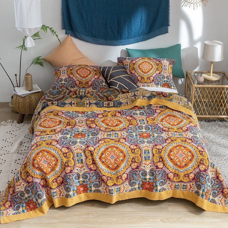 Skandinavischer Boho Baumwoll-Überwurf - Image 11
