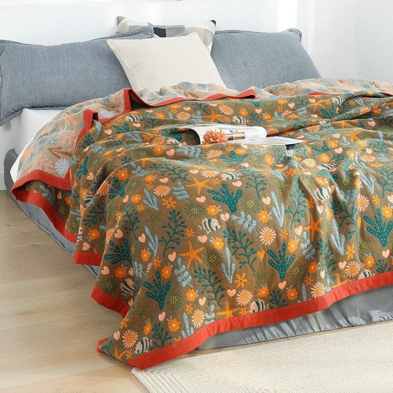 Skandinavischer Boho Baumwoll-Überwurf - Image 18
