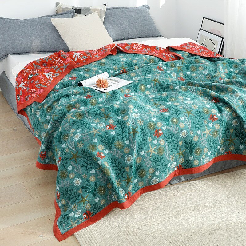 Skandinavischer Boho Baumwoll-Überwurf - Image 8