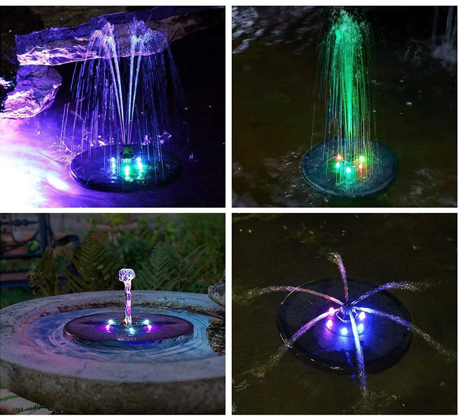 Solar Springbrunnen mit LED - Image 5