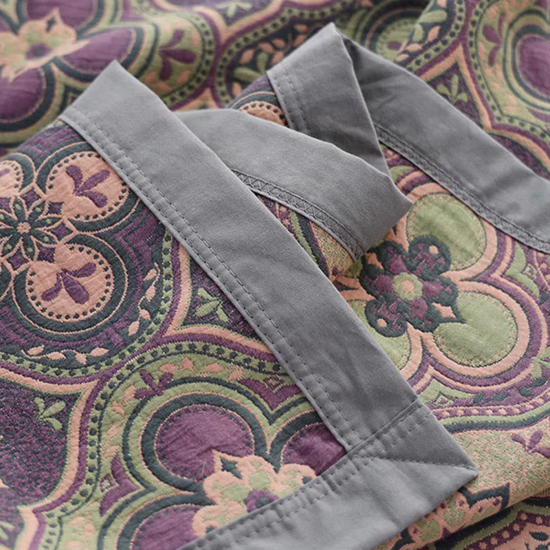 Wendbare Steppdecke mit Mandala-Muster - Image 5