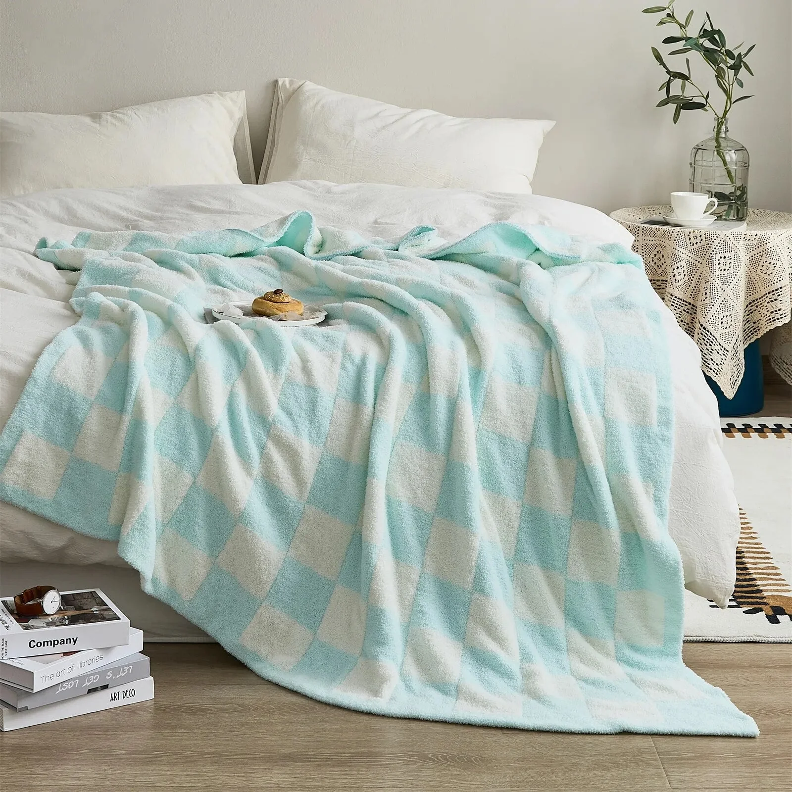 Stilvolle Plaid-Decke mit Karomuster - Image 10