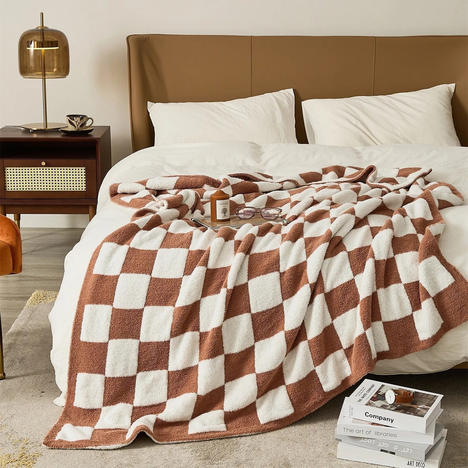 Stilvolle Plaid-Decke mit Karomuster - Image 11