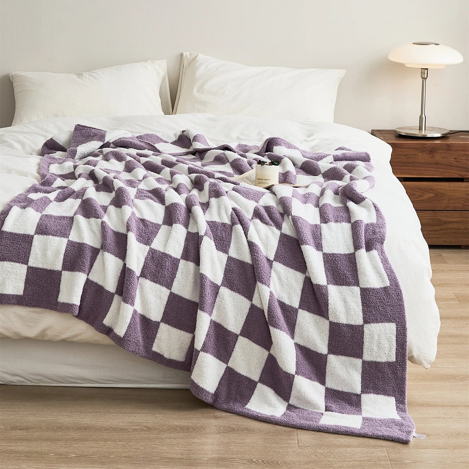 Stilvolle Plaid-Decke mit Karomuster - Image 14