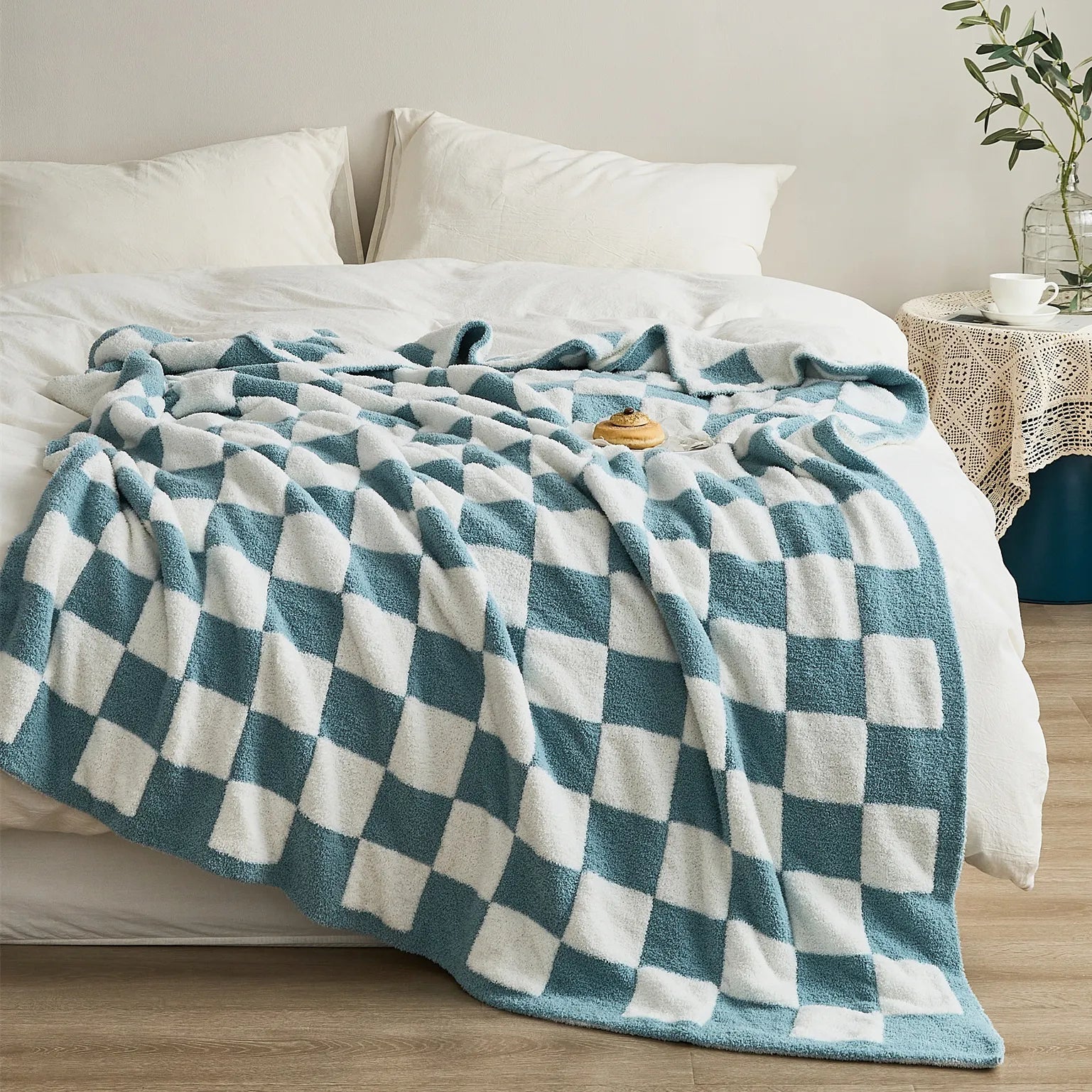 Stilvolle Plaid-Decke mit Karomuster - Image 15