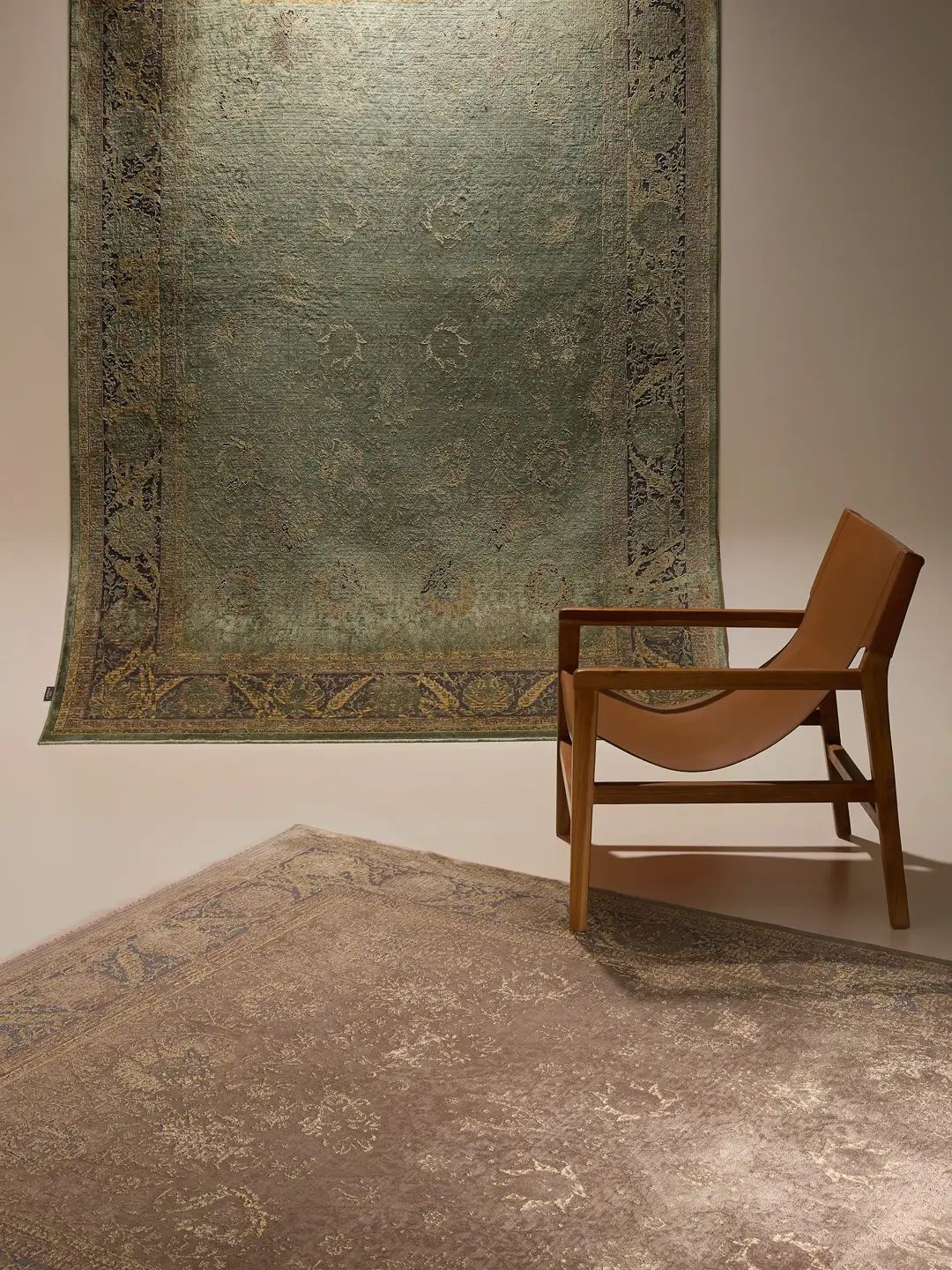 Blauer Vintage Teppich Wohnzimmer - Image 13