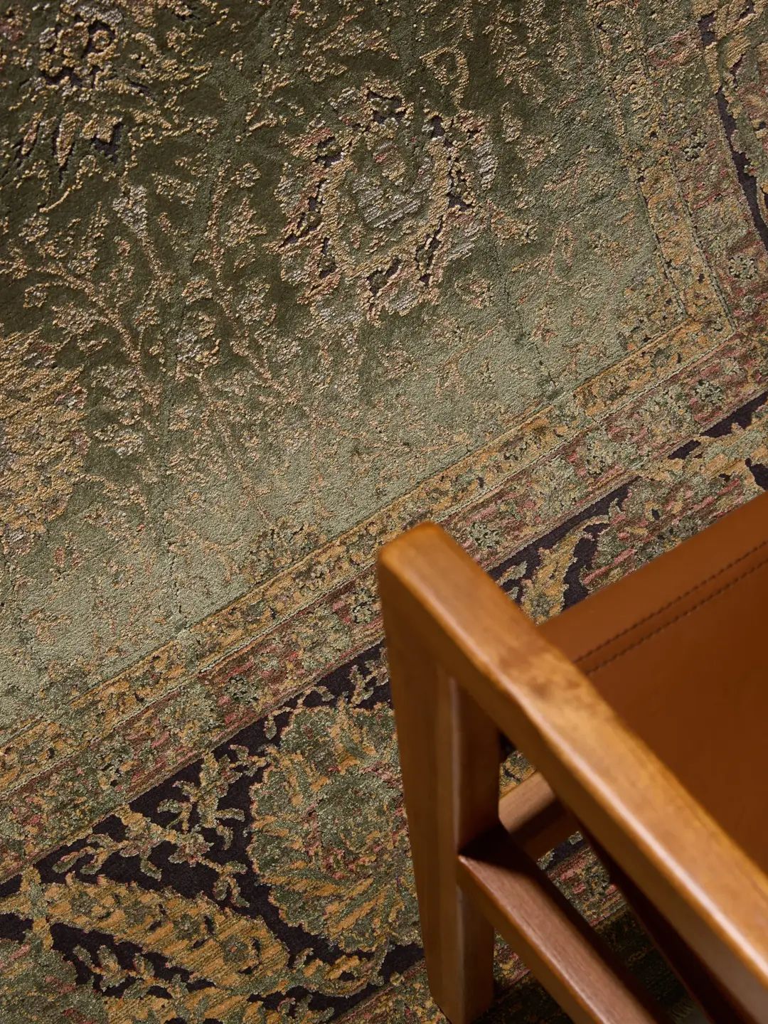 Blauer Vintage Teppich Wohnzimmer - Image 14