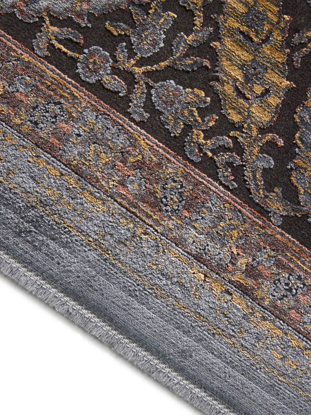 Blauer Vintage Teppich Wohnzimmer - Image 19