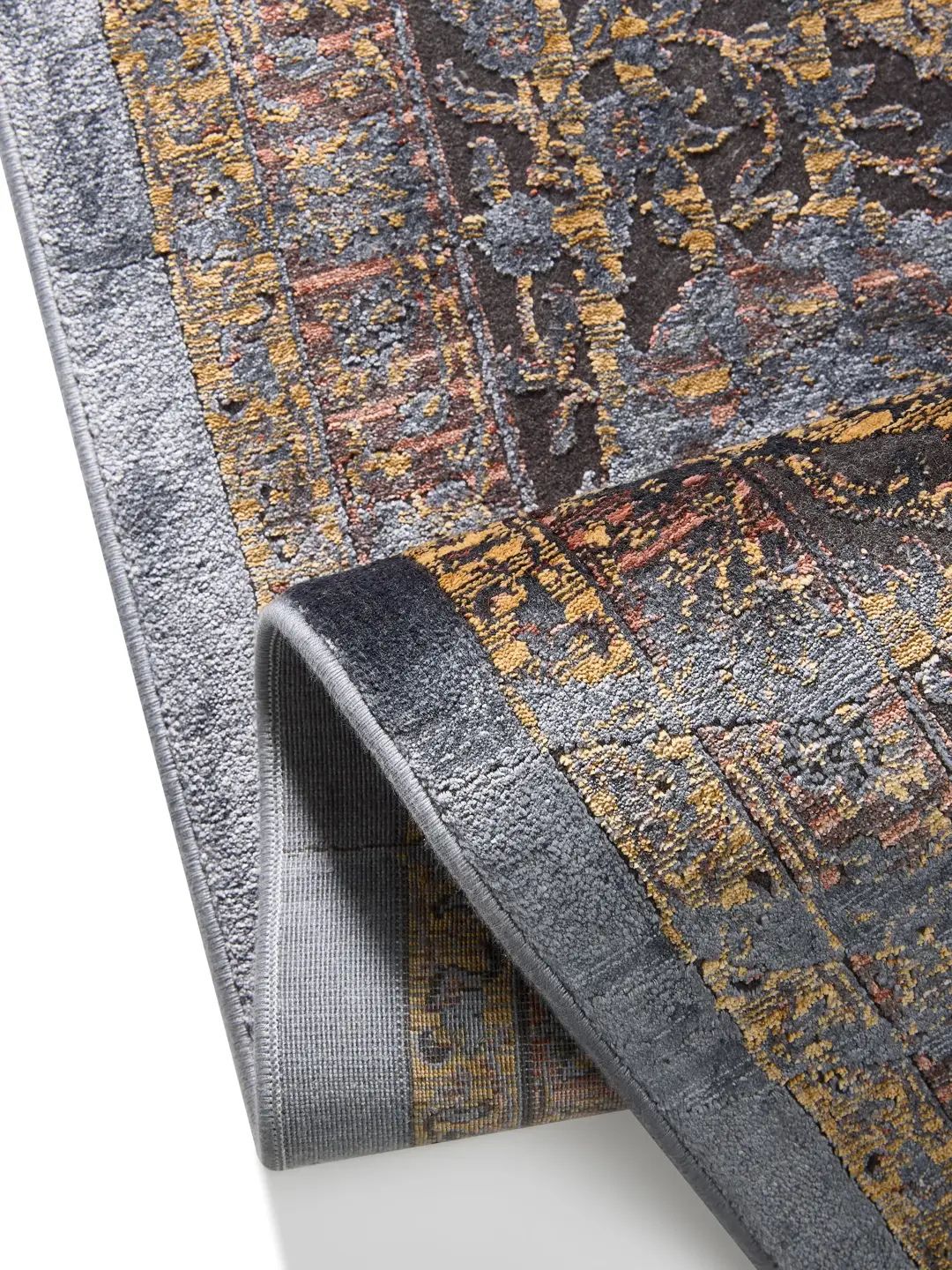 Blauer Vintage Teppich Wohnzimmer - Image 20