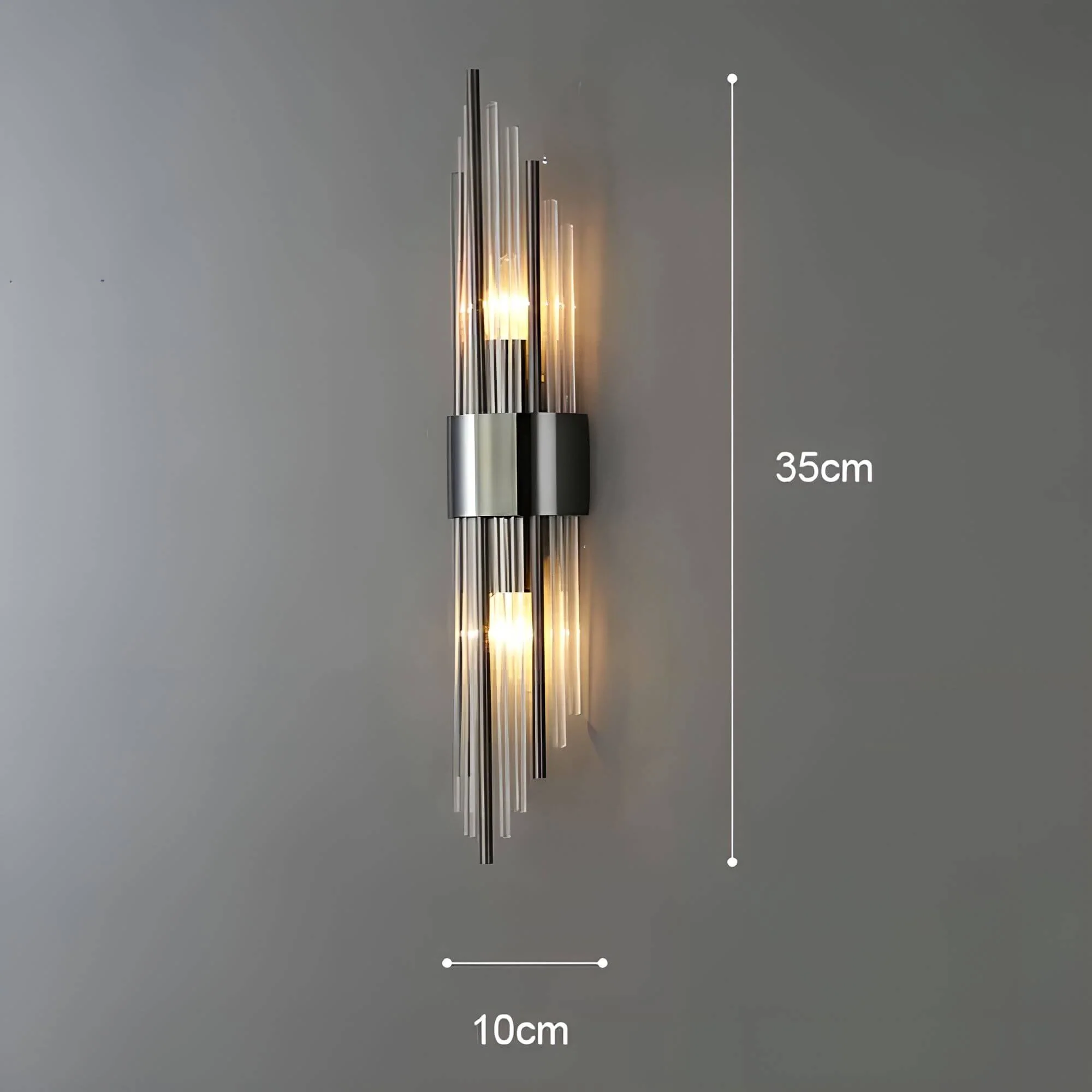 Wandleuchte mit funkelnden Kristallen - Image 13