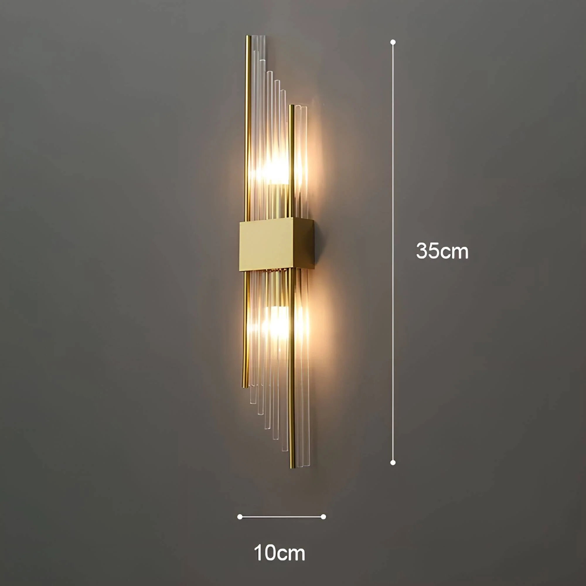 Wandleuchte mit funkelnden Kristallen - Image 14