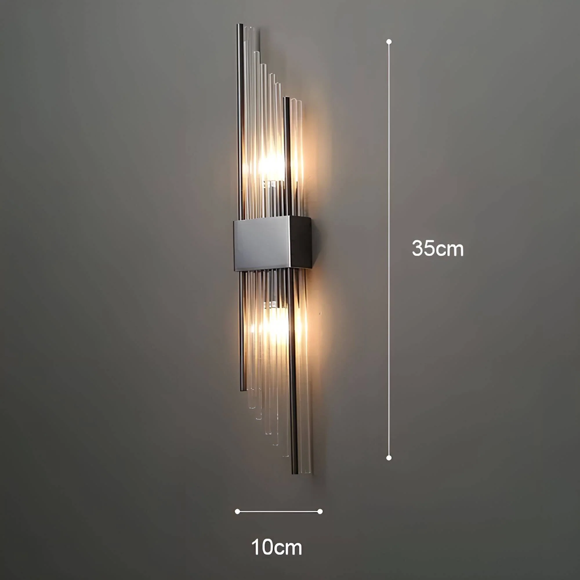 Wandleuchte mit funkelnden Kristallen - Image 15