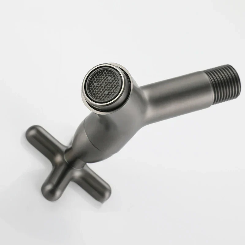 Wandmontierter Kaltwasserhahn aus Messing - Image 3